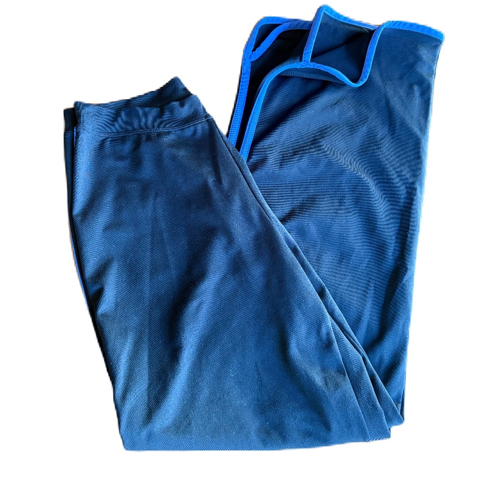 Hind athletic pants wide leg split cuff Black Medium